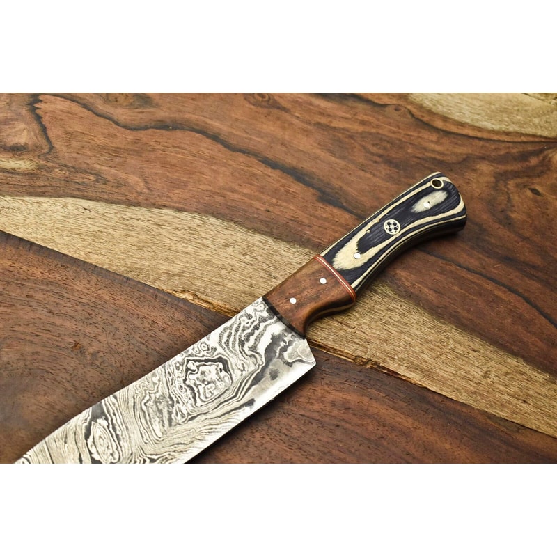 Hand Forged Damascus Knife Fillet Chef Knife With Ergonomic Handle Design 1