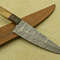 Custom Handmade Damascus Fillet Knife  Forged Steel Chef Knife With Pakka Wood Handle 0