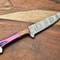 Handmade Chef Knife Forged Damascus Steel Fillet Knife With Steel Bolster 3
