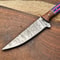 Handmade Chef Knife Forged Damascus Steel Fillet Knife With Steel Bolster 2