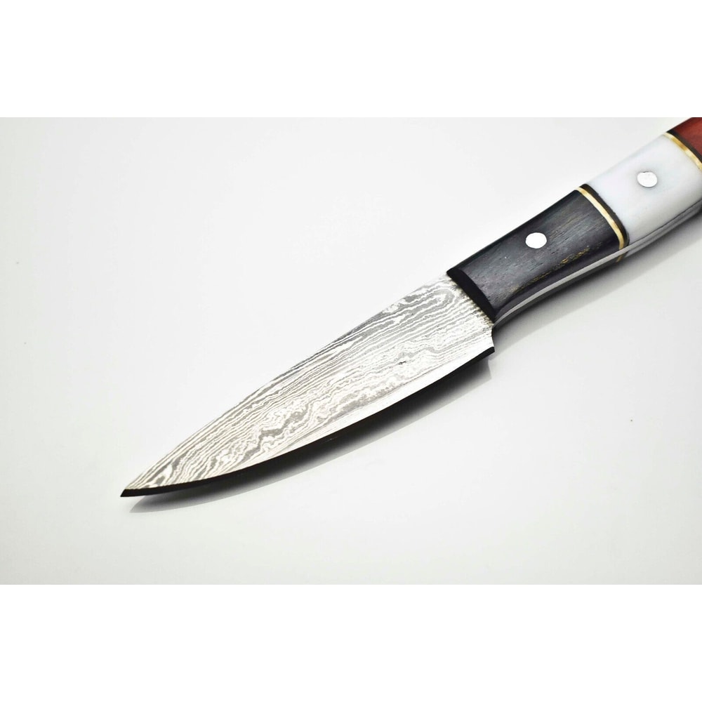 Handmade Damascus Steel Fillet Knife Full Tang Kitchen Knife 12Inch Overall 2