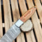 Handmade Damascus Steel Fillet Knife Custom Forged Chef Knife With Wooden Handle 2