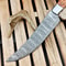 Handmade Damascus Steel Fillet Knife Custom Forged Chef Knife With Wooden Handle 3