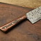 Damascus Steel Kitchen Knife Hand Forged Fillet Blade With Steel Bolster Grip 1