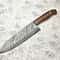 Damascus Fillet Knife Handmade Chef Knife With Stunning Blade Pattern 0