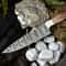 Damascus Fillet Knife Custom 12Inch Chef Knife With Pakka Wood Handle 0