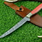 Professional Damascus Fillet Knife 12Inch Full Tang Handmade Chef Knife 4