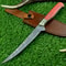Professional Damascus Fillet Knife 12Inch Full Tang Handmade Chef Knife 0