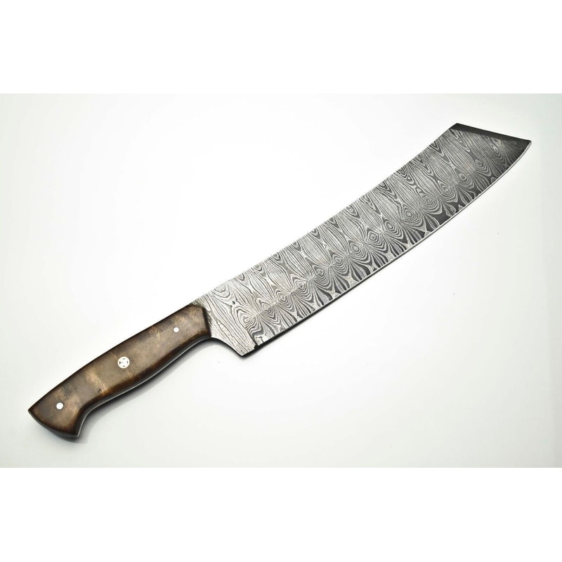 Custom Damascus Steel Fillet Knife Handmade Full Tang Kitchen Knife 3