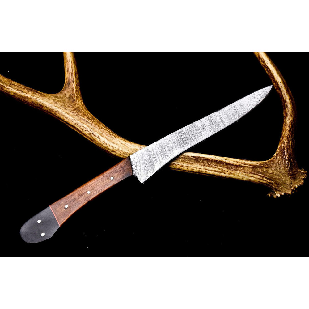 12 Handmade Damascus Steel Chef Knife  Full Tang Kitchen Knife With Razor Sharp Blade 2