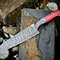 Handmade Damascus Steel Chef Knife  Full Tang Kitchen Knife With Razor Sharp Blade 0