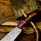 12 Custom Handmade Damascus Steel Chef Knife  Full Tang Kitchen Masterpiece 1