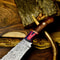12 Custom Handmade Damascus Steel Chef Knife Full Tang Kitchen Masterpiece 1