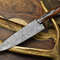 Custom Forged Damascus Kitchen Knife  Sharp Durable  Elegant Design 0