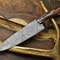 Custom Forged Damascus Kitchen Knife Sharp Durable Elegant Design 0