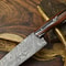 Custom Forged Damascus Kitchen Knife Sharp Durable Elegant Design 1
