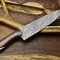 Custom Forged Damascus Kitchen Knife Sharp Durable Elegant Design 2