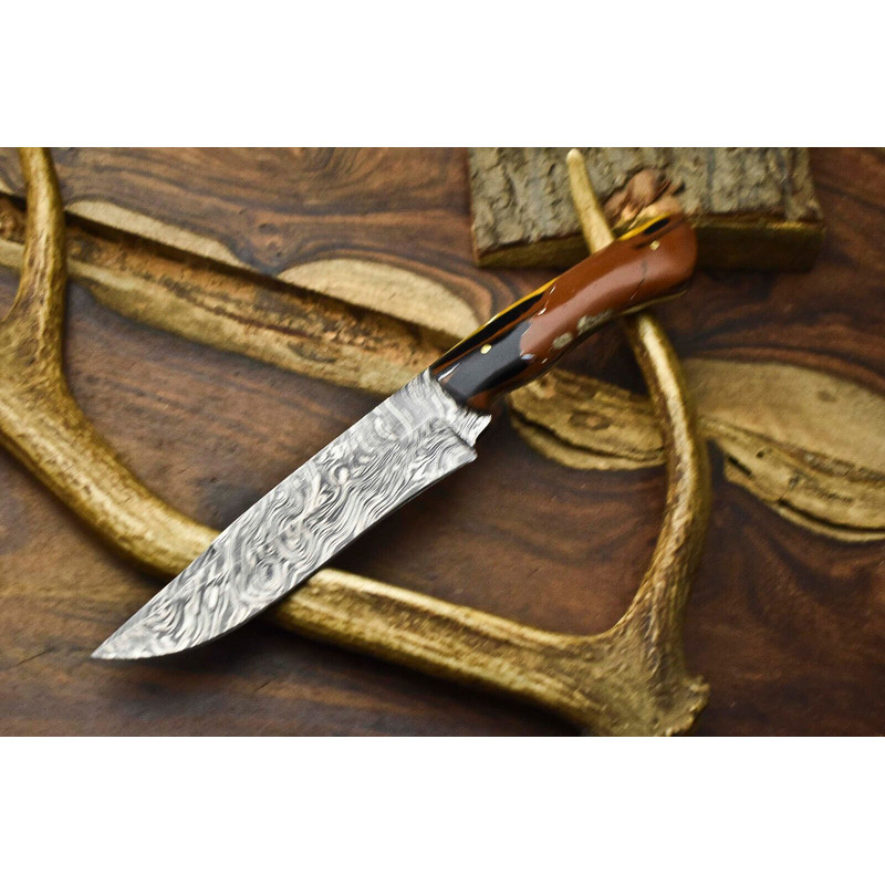 Professional Handmade 12 Damascus Steel Chef Knife With Full Tang Blade 0