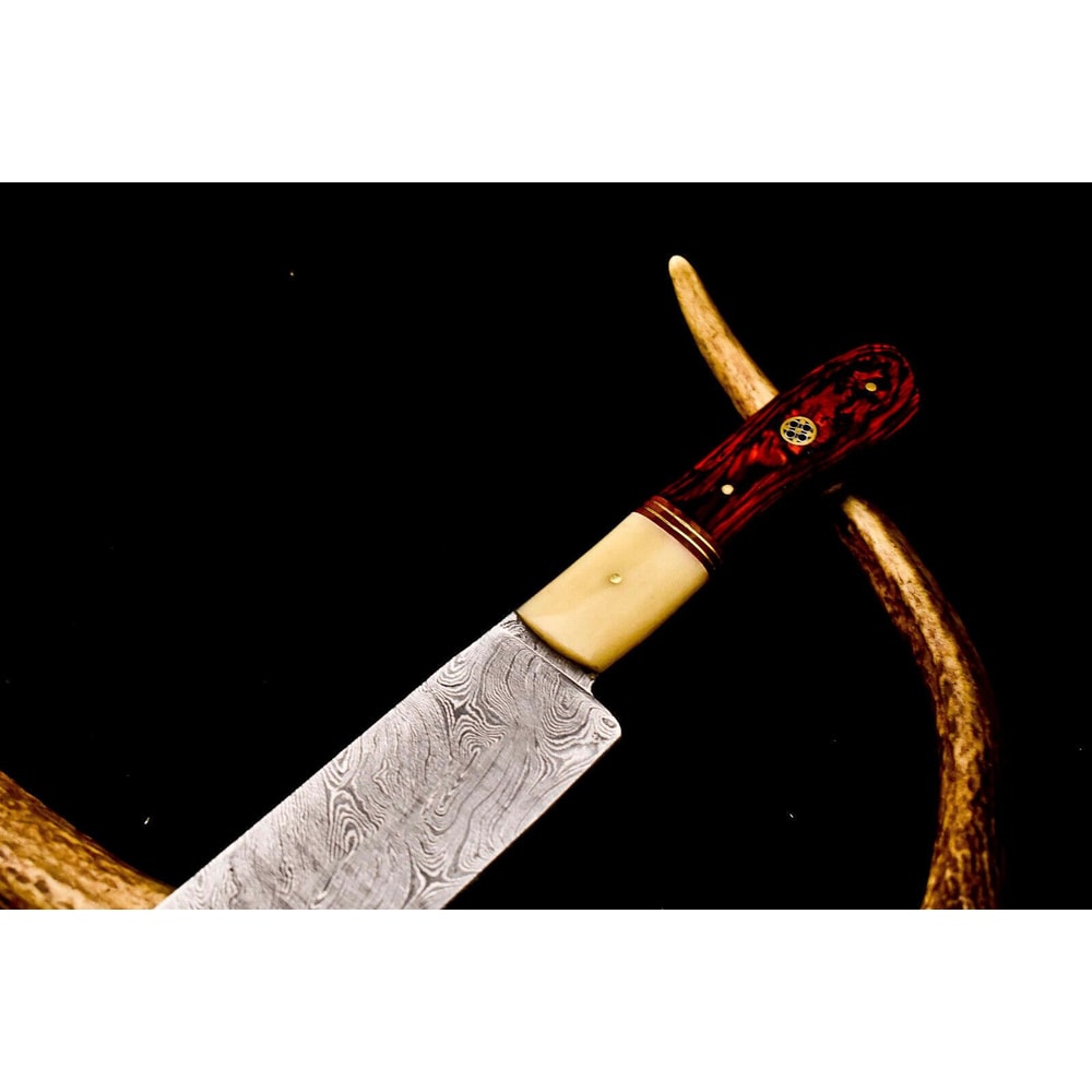 Luxury 12 Damascus Chef Knife Hand Forged Blade With Exquisite Craftsmanship 1