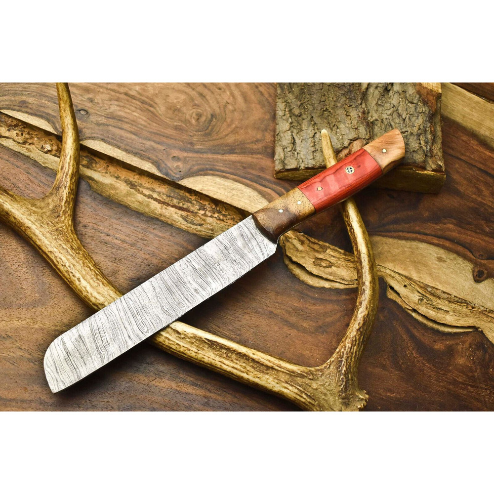 Authentic Handmade Damascus Chef Knife 12 Inch  High Carbon Layered Blade 0