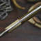 Custom Hand Forged Damascus Chef Knife  Twist Pattern Hardwood Grip Full Tang Design 2