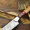 12 Handmade Full Tang Twist Damascus Chef Knife  Wooden Handle Kitchen Blade 1