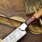 12 Handmade Full Tang Twist Damascus Chef Knife Wooden Handle Kitchen Blade 1