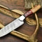 12 Handmade Full Tang Twist Damascus Chef Knife Wooden Handle Kitchen Blade 0