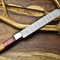 Rare 12 Damascus Steel Kitchen Knife Hand Forged Twist Pattern Perfect Gift For Chefs 3