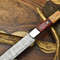Rare 12 Damascus Steel Kitchen Knife  Hand Forged Twist Pattern Perfect Gift For Chefs 1