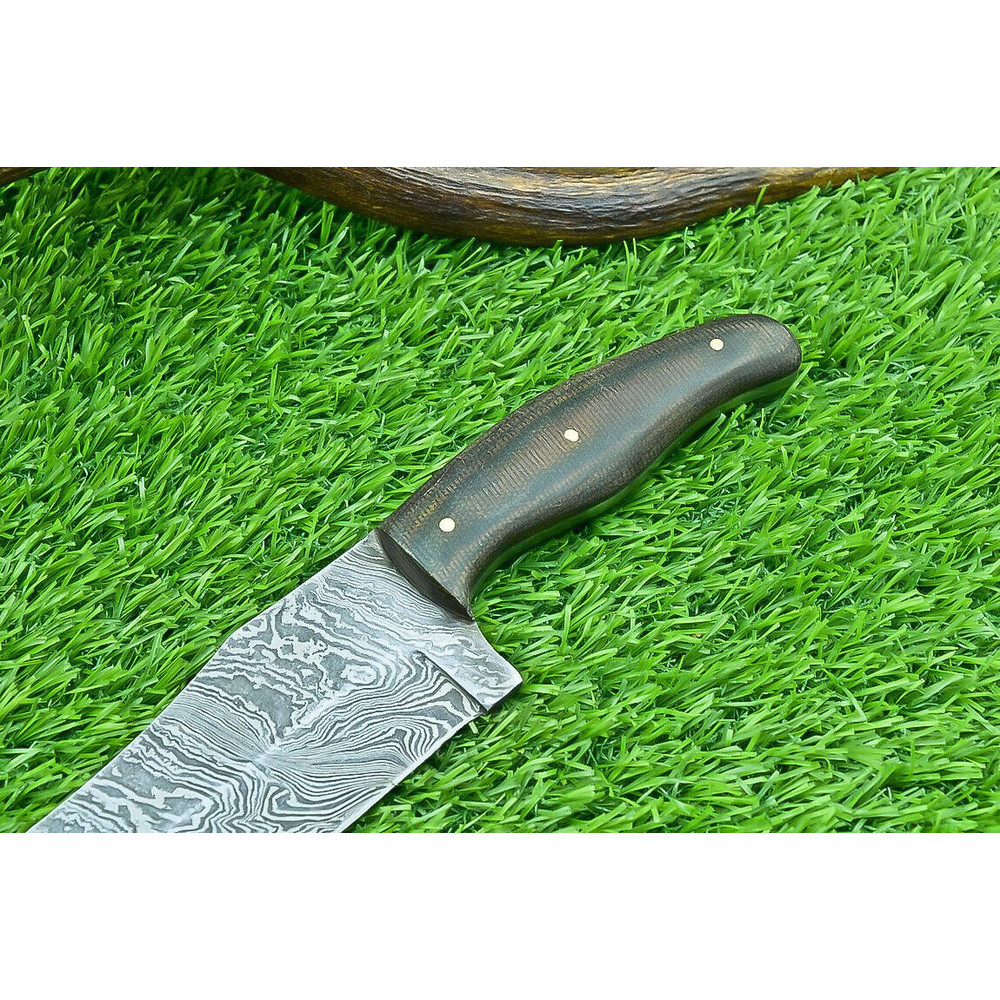 Hand Forged Damascus Steel Chef Knife  115 Custom Handmade Kitchen Knife 3