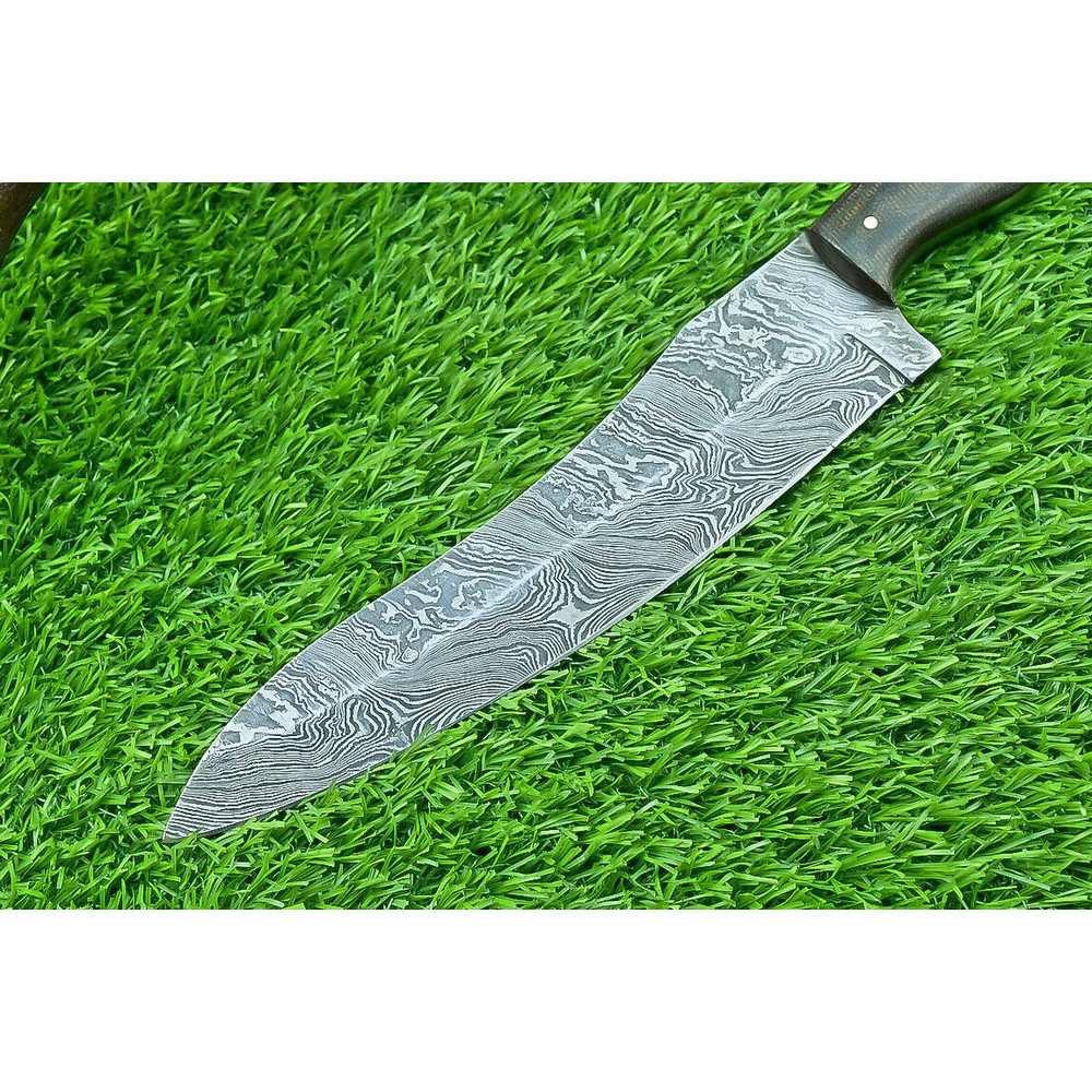 Hand Forged Damascus Steel Chef Knife  115 Custom Handmade Kitchen Knife 1