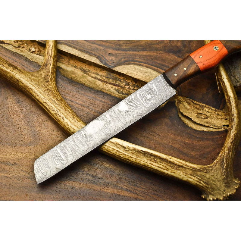 Exclusive 12 Hand Forged Damascus Steel Chef Knife  Custom Handmade Kitchen Knife 2