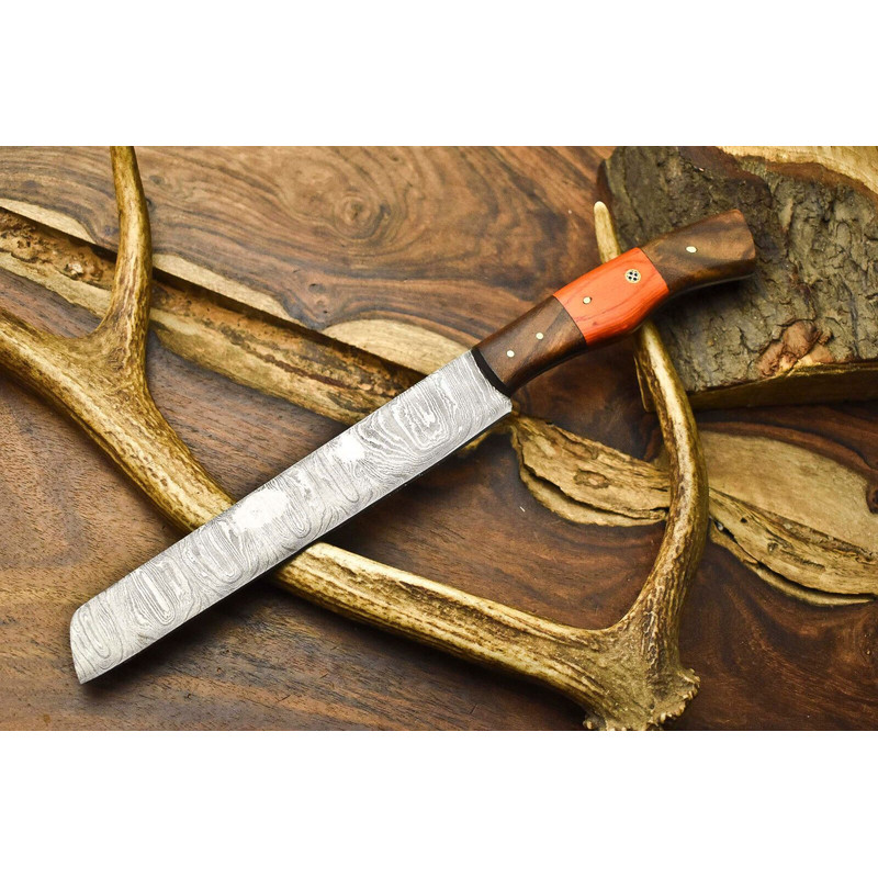 Exclusive 12 Hand Forged Damascus Steel Chef Knife  Custom Handmade Kitchen Knife 0