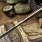 Custom Handmade Damascus Chef Knife  Professional Kitchen Knife With Natural Wood Handle 2