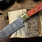 Custom Hand Forged Twist Pattern Damascus Steel Chef Knife 9 Handmade Kitchen 0