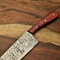 Artisan Damascus Steel Chef Knife Custom 12 Kitchen Knife With Wooden Handle 1