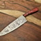Artisan Damascus Steel Chef Knife Custom 12 Kitchen Knife With Wooden Handle 0