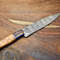 Custom Damascus Chef Knife  12 Inch Hand Forged Blade With Hard Wood Handle 3