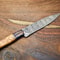 Custom Damascus Chef Knife 12 Inch Hand Forged Blade With Hard Wood Handle 3