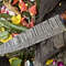 130 Handmade Damascus Steel Chef Knife  Full Tang Kitchen Knife  Custom Forged Blade 2