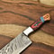 Luxury Damascus Steel Kitchen Knife Handmade Full Tang 12 Inch Chef Knife 1