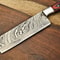 Luxury Damascus Steel Kitchen Knife Handmade Full Tang 12 Inch Chef Knife 2