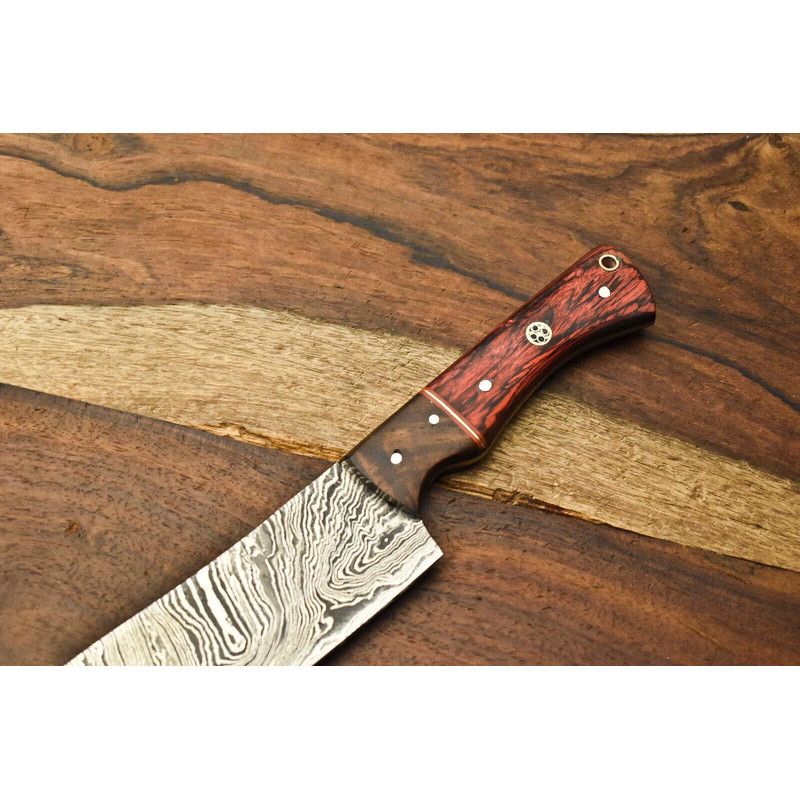 Handmade Damascus Steel Culinary Knife 12 INCH Full Tang Chef Knife For Kitchen Home 1