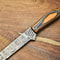12 Damascus Steel Kitchen Knife Custom Forged Chef Knife With Wooden Handle 1