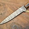 12 Damascus Steel Kitchen Knife Custom Forged Chef Knife With Wooden Handle 2