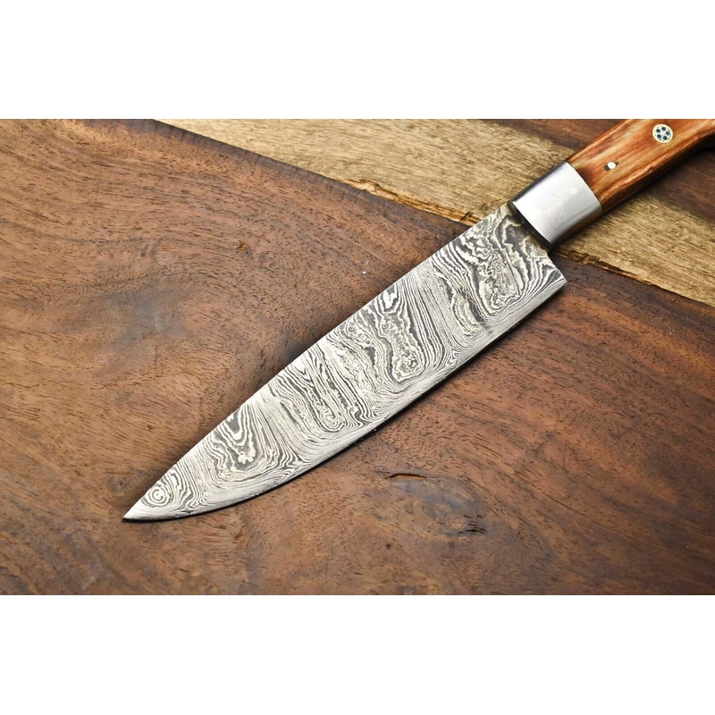 Premium Handmade Damascus Chef Knife 12 Inch Professional Kitchen Tool Gift 2
