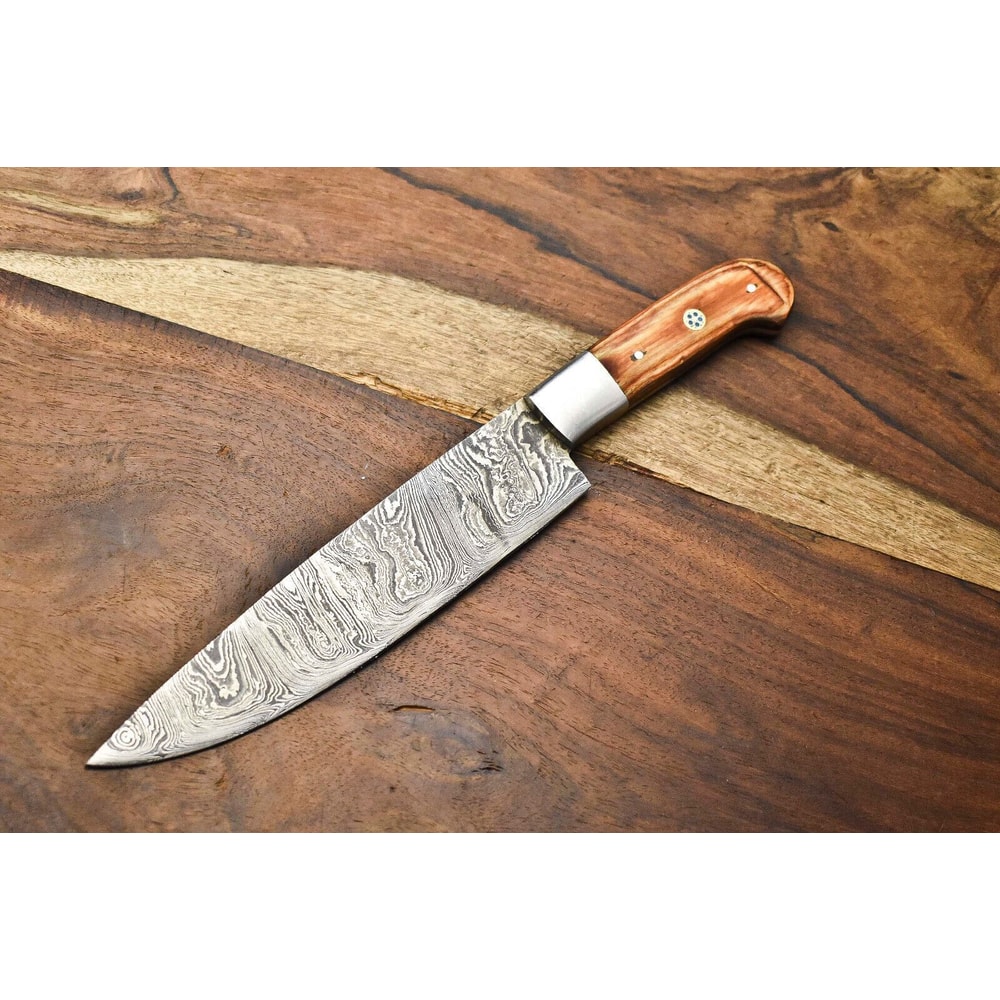 Premium Handmade Damascus Chef Knife 12 Inch Professional Kitchen Tool Gift 0