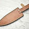 Custom Damascus Steel Chef Knife  12 Inch Forged Blade With Brass  Wood Handle 4