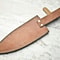 Custom Damascus Steel Chef Knife 12 Inch Forged Blade With Brass Wood Handle 4
